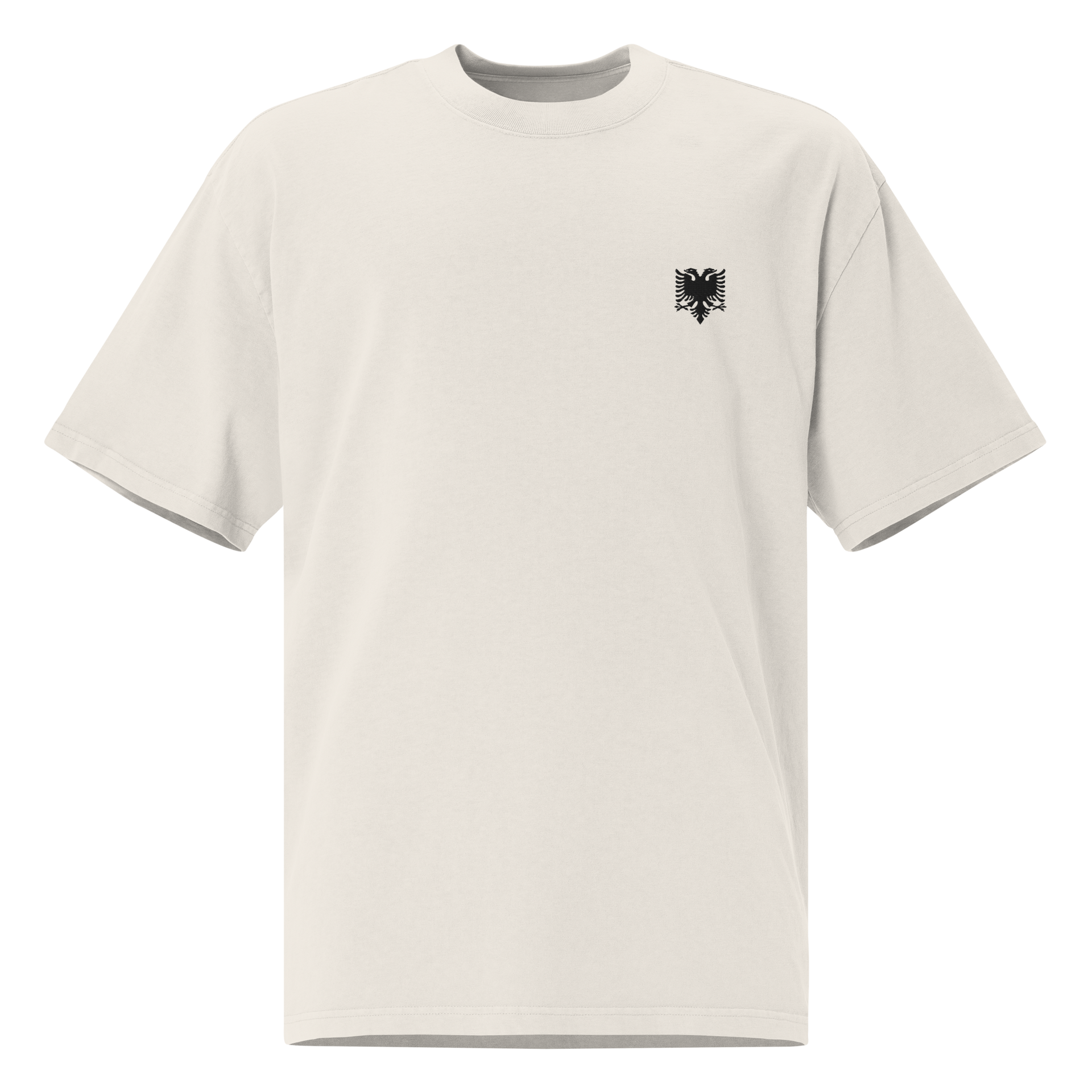 Tシャツ・カットソー WOOALONG OG logo over fit Tshirts WHITE WL242JST02UWHT Oversized Faded T-Shirt - ALBOS – VOLTUR